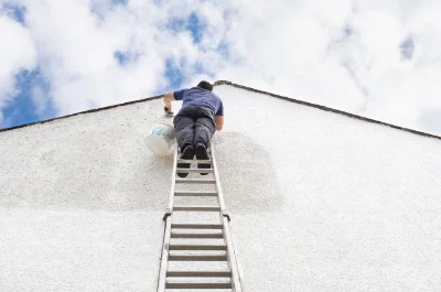 Peinture extérieure à Linzeux — façades et ravalement